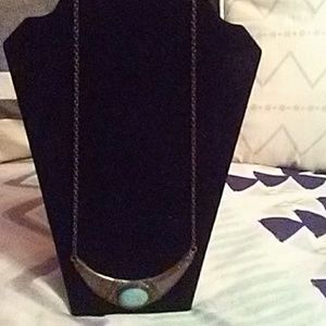 Blue stone necklace
